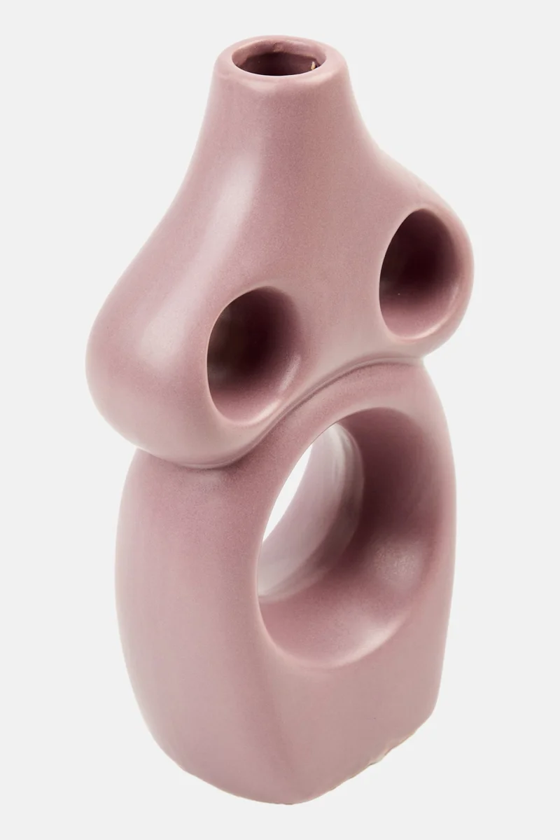 Muy Mucho Ceramic Vase, Purple